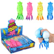 Squish And Stretch Squid Fidget Toy 6.25" (12 Pc Display)