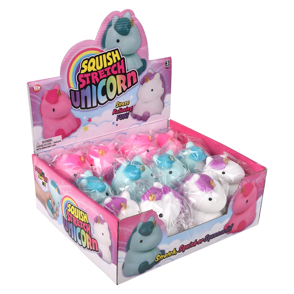 Unicorn Squish And Stretch Fidget Toy 12ct