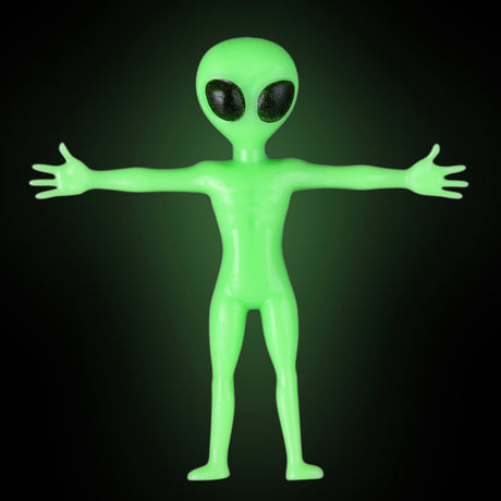 Glow In Dark Stretchy Alien (48 Count Display)