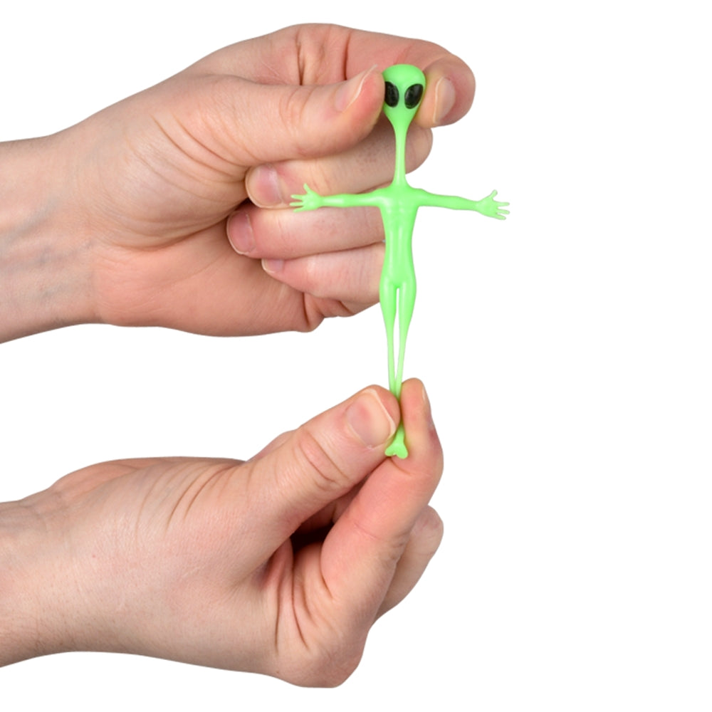 Glow In Dark Stretchy Alien (48 Count Display)