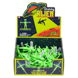 Glow In Dark Stretchy Alien (48 Count Display)