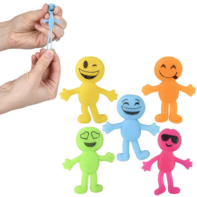 Stretch Emoticon Figures (100 Ct)