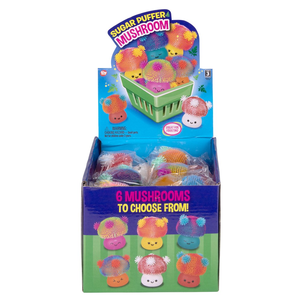 Sugar Puffer Mushrooms (12 Pc Display)