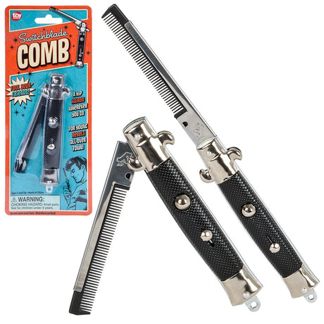 Switch Blade Comb Blister Card