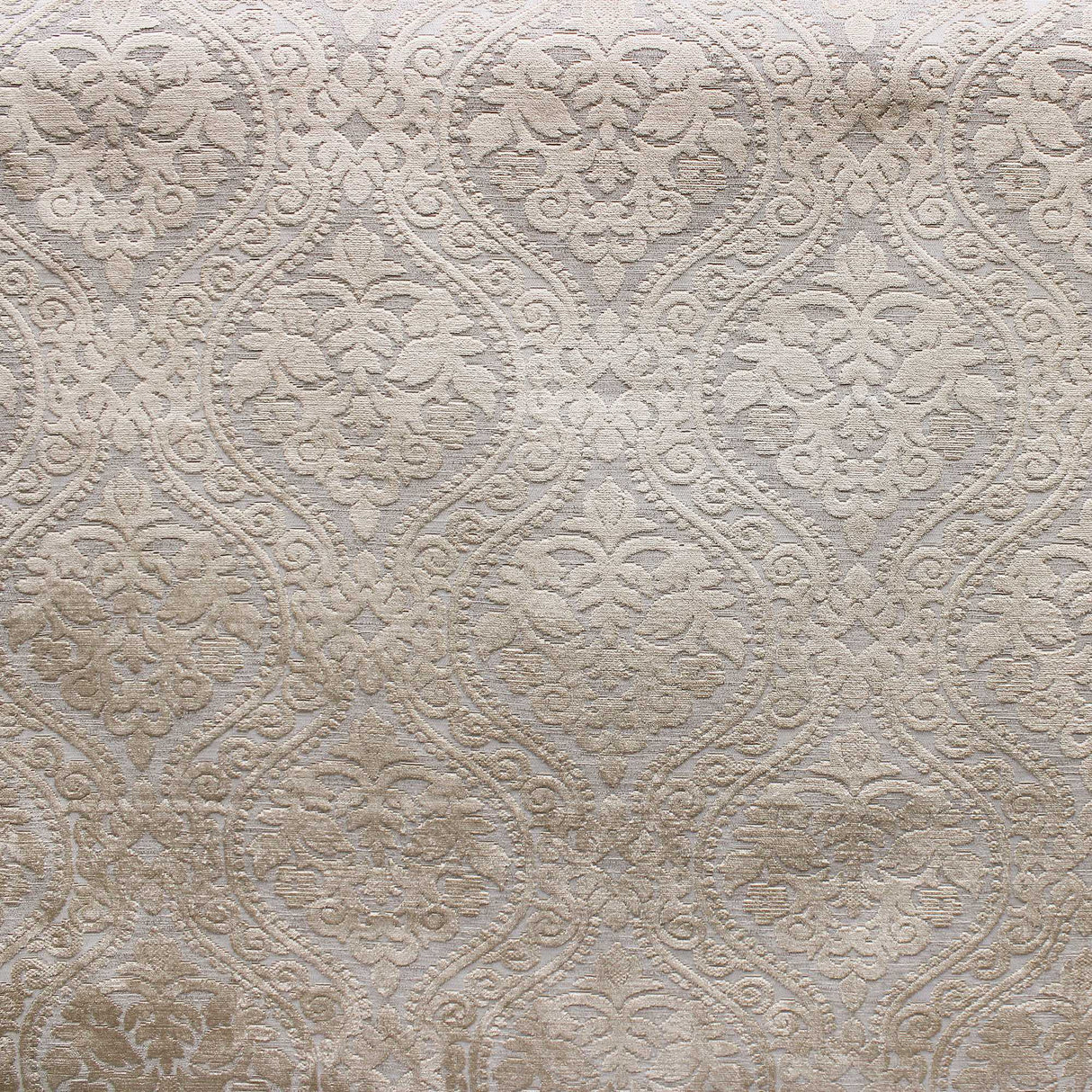 Catrina Fabric Damask Cut Velvet Fabric - Beige, Sky, Royal, Steel, 56" Width (1 Yard)