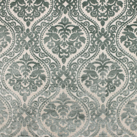 Catrina Fabric Damask Cut Velvet Fabric - Beige, Sky, Royal, Steel, 56" Width (1 Yard)