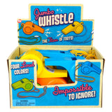 Jumbo Novelty Whistle (12 Pc Display)