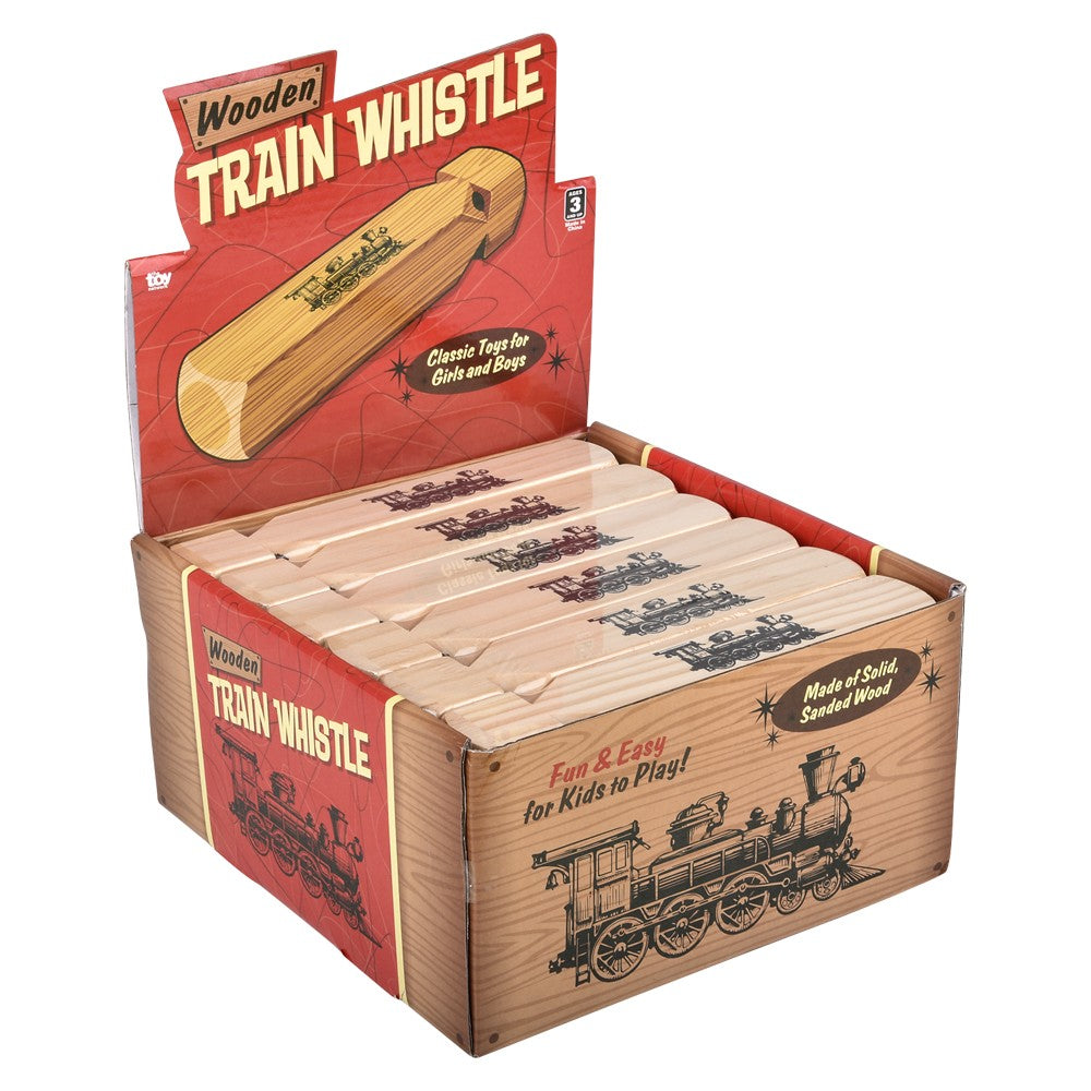 Wooden Train Whistle 7.5" (1 DSP)