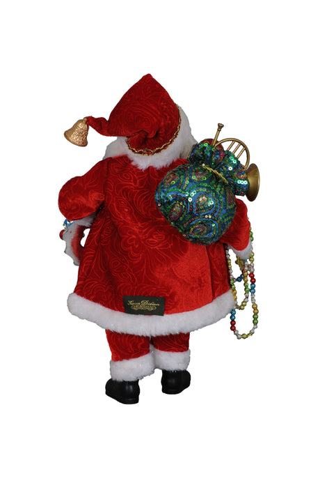 Beads with Wreath Santa