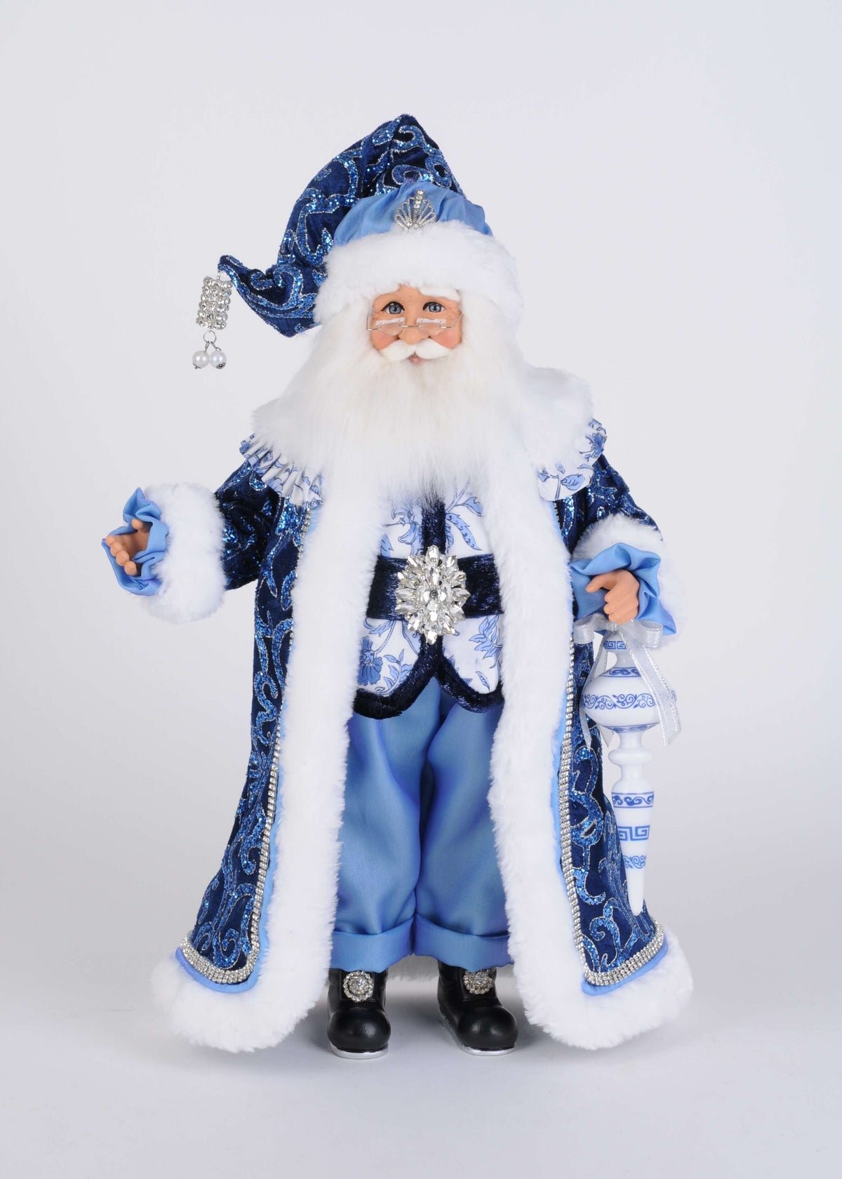 Jeweled Chinoiserie Santa
