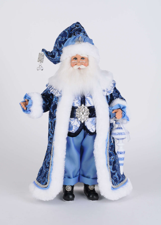Jeweled Chinoiserie Santa