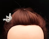 1" Silver Royal Mini Full Size Crown with Comb – Pack of 12
