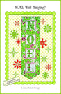 Machine Embroidery Noel Wall Hanging Pattern