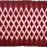 Beaded 3D Floral Lace Mesh