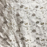 Cellini Silk Fabric - Floral Embroidered, 54" Width (1 Yard)