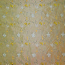 Cellini Silk Fabric - Floral Embroidered, 54" Width (1 Yard)