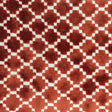 Central Geometric Chenille Cut Velvet Fabric - Geometric Diamond Pattern, 55" Width (1 Yard)