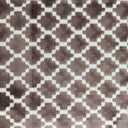 Central Geometric Chenille Cut Velvet Fabric - Geometric Diamond Pattern, 55" Width (1 Yard)