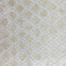 Central Geometric Chenille Cut Velvet Fabric - Geometric Diamond Pattern, 55" Width (1 Yard)