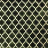 Central Geometric Chenille Cut Velvet Fabric - Geometric Diamond Pattern, 55" Width (1 Yard)