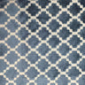 Central Geometric Chenille Cut Velvet Fabric - Geometric Diamond Pattern, 55" Width (1 Yard)