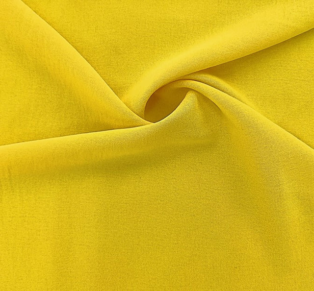 C.E.Y. Air Flow Polyester Fabric - Solid Light Yellow, 58/60" Width (1 Yard)