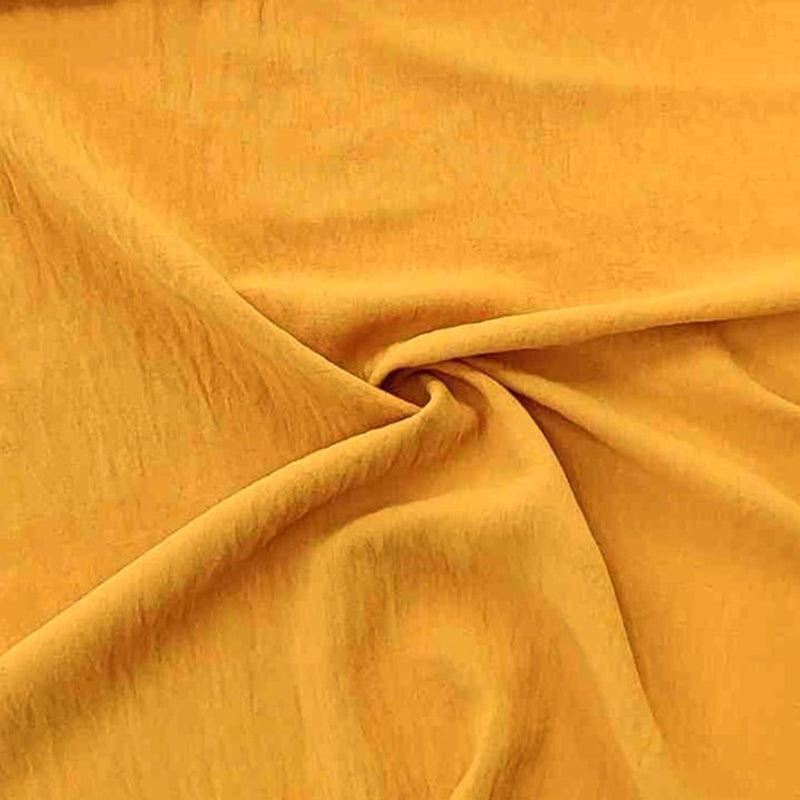 Air Flow Solid Dark Mustard Fabric 100% Polyester, 58/60" Wide, 170 GSM, 1 Yard