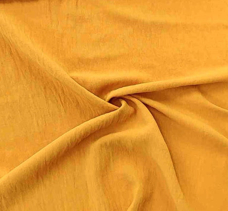 C.E.Y. Air Flow Polyester Fabric - Solid Dark Mustard, 58/60" Width