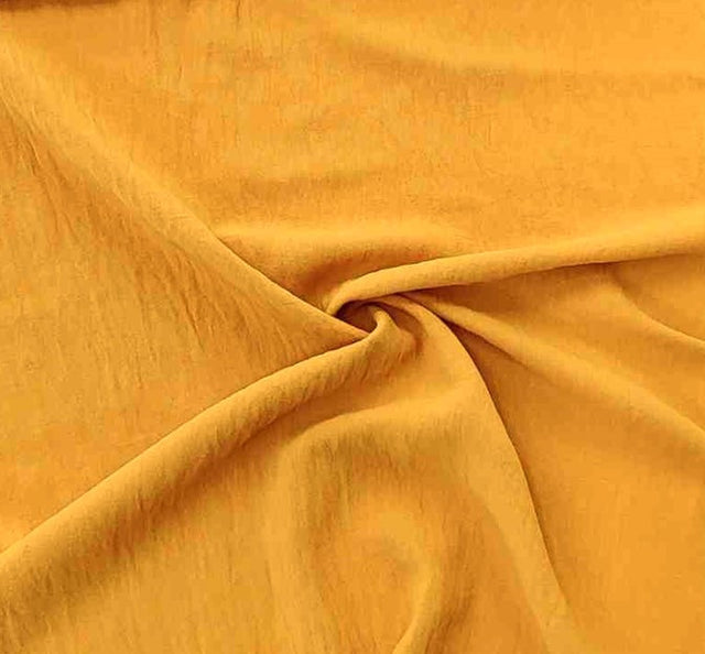 C.E.Y. Air Flow Polyester Fabric - Solid Dark Mustard, 58/60" Width