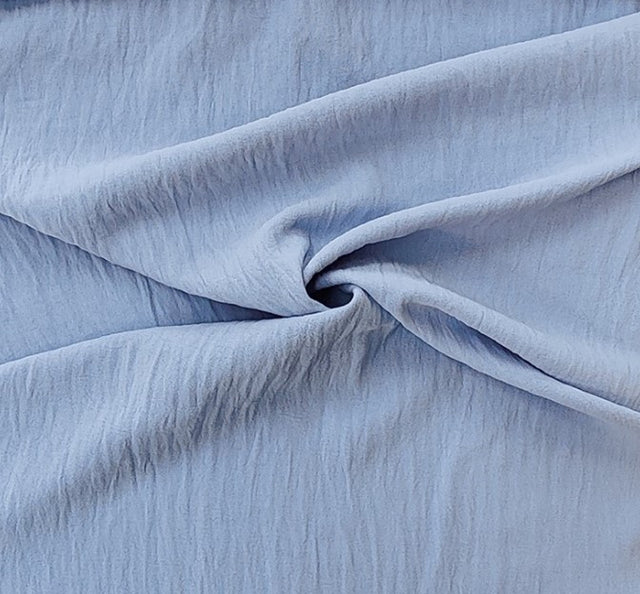 C.E.Y. Air Flow Polyester Fabric - Solid Light Blue, 58/60" Width