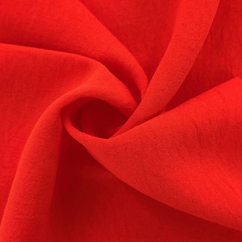 Air Flow Solid Orange Fabric 100% Polyester, 58/60" Wide,1 Yard