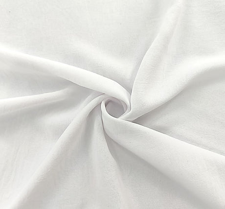 C.E.Y. Air Flow 100 Percent Polyester Fabric - Solid White, 58/60" Width (1 Yard)