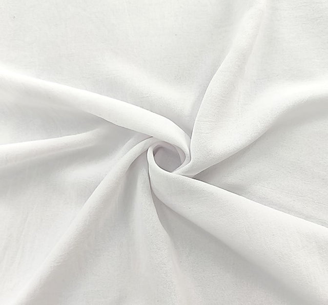 C.E.Y. Air Flow 100 Percent Polyester Fabric - Solid White, 58/60" Width (1 Yard)