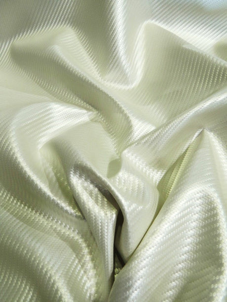 Carbon Fiber Marine Vinyl Fabric Classic White