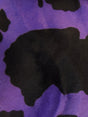 Purple/Black Velboa Faux Fur Fabric by the Yard