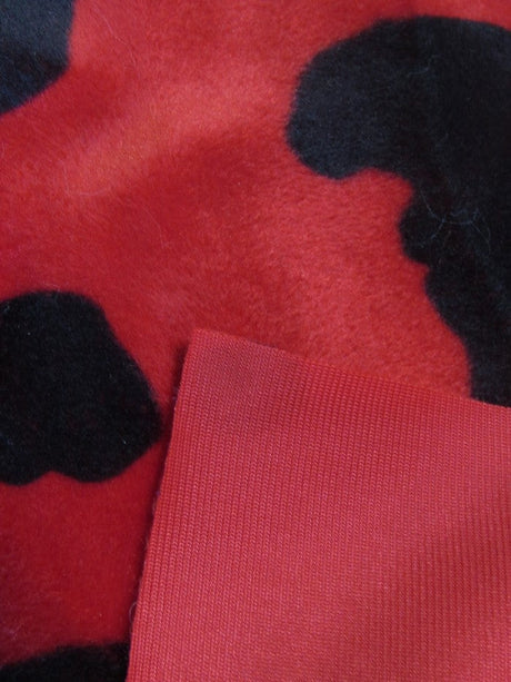 Purple/Black Velboa Faux Fur Fabric by the Yard
