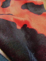 Black/White Velboa Cow Animal Short Pile Fabric