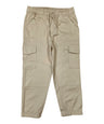 Boy Cargo Jogger Polyester Cotton Fabric - Navy, Khaki, School Uniform Pants, Elastic Waist, Sizes 4-16 (1 Piece)