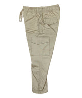 Boy Cargo Jogger Polyester Cotton Fabric - Navy, Khaki, School Uniform Pants, Elastic Waist, Sizes 4-16 (1 Piece)