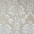 Chandler Fabric Polyester Rayon Fabric - Shiny Damask, 55" Width (1 Yard)