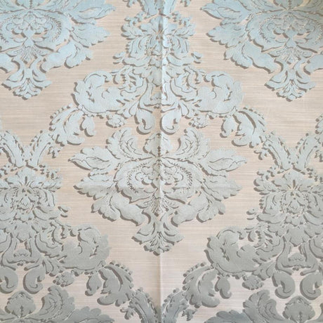 Chandler Fabric Polyester Rayon Fabric - Shiny Damask, 55" Width (1 Yard)