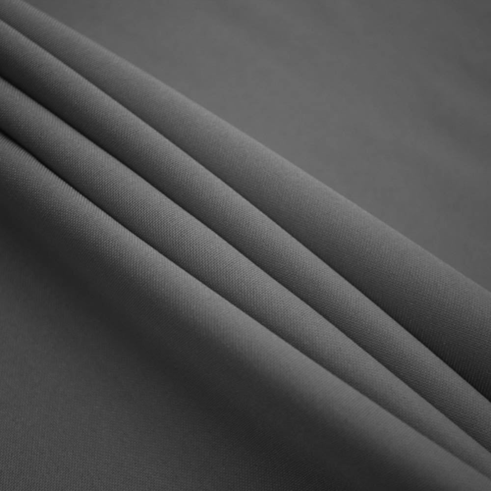 Charcoal Polyester Poplin (60″) Fabric