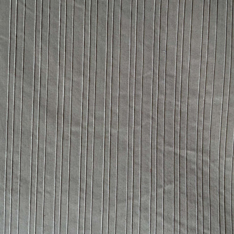 Charlotte Thin Stripe Silk Fabric - Beige Thin Stripe, 54" Width (1 Yard)