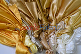 Charmeuse Satin Polyester Fabric - Solid, 58/60" Width, Multiple Colors (1 Yard)