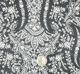 Chiffon Black Fabric Lightweight Sheer Polyester, 58/60" Wide Flowing 1 Yard Apparel Fabric