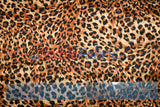 Cheetah Charmeuse Satin Fabric - Cheetah Print, 58/60" Width