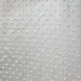 Chelsea Embossed Dotted Jacquard Cotton Blend Fabric - Natural Washed, 60" Width (1 Yard)