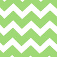 1″ One Inch Chevron Lime and White Poly Cotton Fabric,
