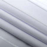 Chicago Foiled Line Spandex Fabric - Black/Silver, Black/Gold, White/Silver, 55/56" Width (1 Yard)