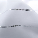 Chicago Foiled Line Spandex Fabric - Black/Silver, Black/Gold, White/Silver, 55/56" Width (1 Yard)